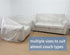 Aphila 3 3 (1XL 1L 1M) Pcs Disposable Furniture Dust Covers with Elastic, Plastic Dust Cover for Sofa Chair Dining