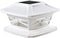 Davinci Lighting Flexfit Solar Outdoor Post Cap Lights, Bright LED Light, Includes Bases for 4x4 5x5 6x6 Wooden Posts