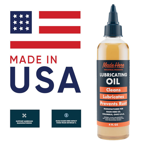 Multi-use Lubricating Penetrant Oil - High-Performance, Rust Prevention, Non-Toxic Formula, 4oz for Home and Automotive