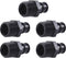 SharkBite Poly MNPT Expansion Adapter, 1/2 x 1/2 Inch for PEX-A Pipe, Pack of 5, Plastic Plumbing Fittings