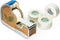 Blue Lake ECOLIFE Plastic Free Masking Tape Dispenser, 4 Rolls 3/4 in x 550 in Paper Tape, Desk for Labeling, Office
