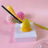 Cute Small Pen Pencil Holder, Kawaii Resin Cat Dog Dinosaur Rabbit Mini Storage Organizer