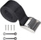 UCEDER 56" Battery Tie Down Strap Kit, with Stainless Steel 316 Buckle and Eye Strap Mounts, 1 Pack