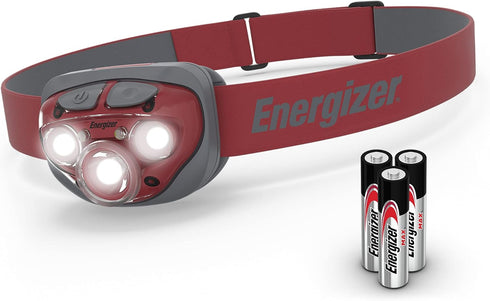 Energizer LED Headlamp, Bright Light for Outdoors, Camping, Mechanic Work, Pack of 1, Rust Red