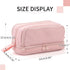 CICIMELON Large Capacity Pen Pencil Case with 4 Compartments, Multi-Slot Pencil Pouch Bag Aesthetic School Supplies Organizer for Teen Girls, Women, Adults (Pink) by CICIMELON