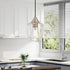 VONLUCE Pendant Lights Kitchen Island, Brushed Nickel Pendant Lighting for Kitchen Island with Hanging Cord for Bedroom