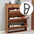 1 1 Litoexpe Layers Black Shoes Drawer Cabinet Hinges, Stainless Steel Shoe Cabinet Replacement Fittings Flip Plate