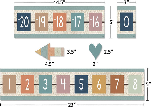 Teacher Created Resources Everyone is Welcome Number Line Bulletin Board (-20 to +120) TCR7164