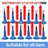 Park Sung Caulk Cap for Seal Caulking Tubes, Red Caulk Saver Sealer Caps (Pack of 20)