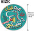 Round Mousepad, New York Cool Dinosaur boy Cartoon Holding Skateboard Mouse Pads, Non-Slip Rubber Base Mouse Pad, for Desktop Notebook Mouse Mat 7.87 inches (20cm) by CFDWXLLS
