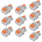 AITRIP 10PCS Lever Wire ConnectorsLever Wire Connectors, Quick Wiring Cable Connector Push-in Conductor