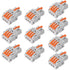 AITRIP 10PCS Lever Wire ConnectorsLever Wire Connectors, Quick Wiring Cable Connector Push-in Conductor