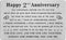 TGCNQ Metal Engraved 2 Year Anniversary Card, 2nd Anniversary Gifts for Husband Wife Him Her, Wedding Anniversary