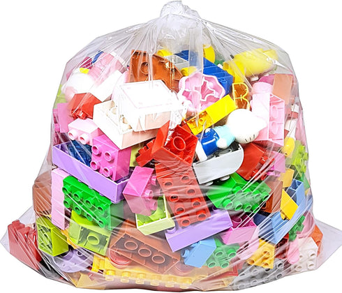 Wowfit 30 CT Clear Plastic Flat Open Poly Bags, 18x24 inches, Great for Food Storage and Packaging