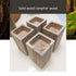 Generic Block,25 Color,4pcs (30cm/11.8in,Slotted 4x4) 10x10 13cm/5.1in) Solid Wood Heightened Slotted Bed Legs,Sofa