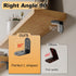 4Pcs 90 (2.56X2.56 Alise Shelf Brackets Black, Stainless Steel Floating Shelf Brackets Corner Brackets, L Brackets