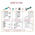 50 Set Cam Lock Fasteners Kit, 3-in-1 Furniture Connecting Hardware with Pre-Inserted Nut, Eccentric Wheel, and Dowels