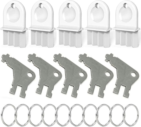 Paper Towel Dispenser Key, 10 Pack Toilet Paper Dispenser Key for Universal
