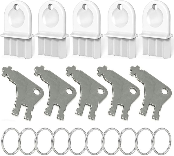 Paper Towel Dispenser Key, 10 Pack Toilet Paper Dispenser Key for Universal
