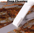 SHUNGXINYI 2-Piece Set: Household Gap Cleaning Dual-Head Door Window Track Cleaner + White Stiff Bristle Grout Brush