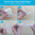1.5''x 1.5'', (Pack of 200) 2 mil Thick Clear Plastic Reclosable Zip Poly Bags with Resealable Lock Seal for Storage
