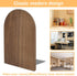 ZJRDYYK Wood Book Ends, Non Skid Desk Book Stands, Decorative Books Holder Creative BookStopper Sturdy Desk BookEnds