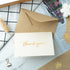 JIXZEN 40 Pack Gilding Thank You Cards with Envelopes & Matching Stickers, Thank You Notes for Wedding, Business, Baby