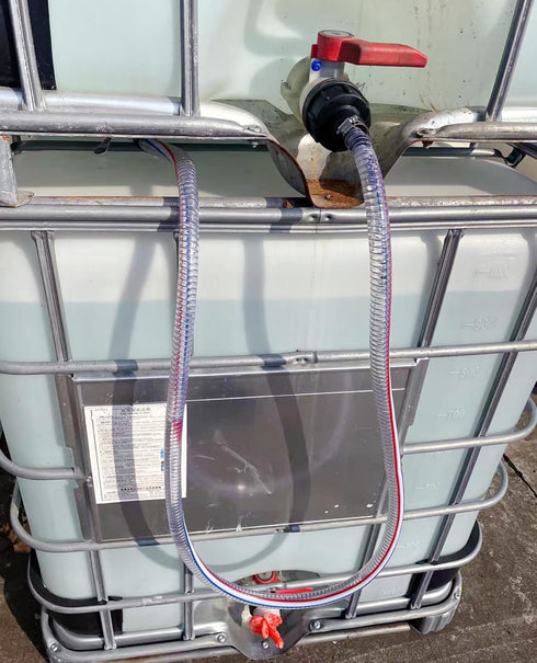 10FT Heavy-Duty Steel Wire Vacuum Suction Hose, 3/4 Inch ID x 1 Inch OD, High Pressure UV Chemical Resistant Tube