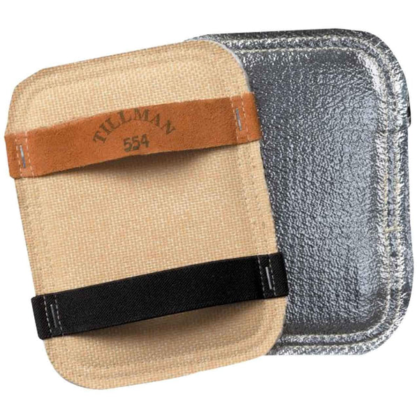 John Tillman & Co Silver And Yellow Alumin Backhand Pad, 5 1/2'' X 7 1/2''