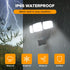 49W 5000K IP65 3 UME LED Security Lights Motion Sensor Light Outdoor, Daylight, Waterproof, Dusk to Dawn, Head Motion