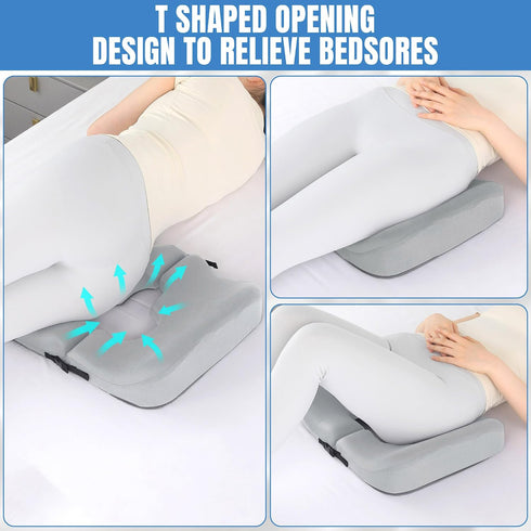 Tailbone HOMBYS Memory Foam Bed Sore Cushions for Butt, Bedsore Pressure Relief Pillow for Sleeping and Sitting