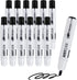 carrotez 12 Count Retractable Dry Erase Markers, Low Odor White Board Markers, Bullet Tip, Thick Barrel, Black