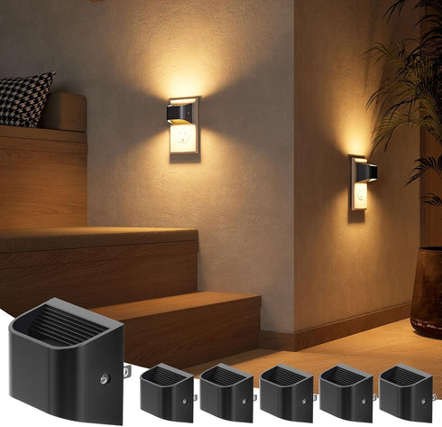 NIORSUN Night Lights Plug Into Wall, Auto Brightness Sensor Night Light, 3000K
