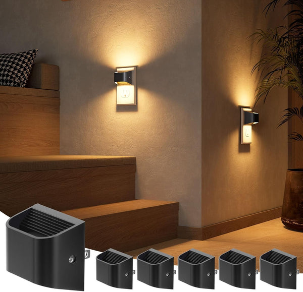 NIORSUN Night Lights Plug Into Wall, Auto Brightness Sensor Night Light, 3000K