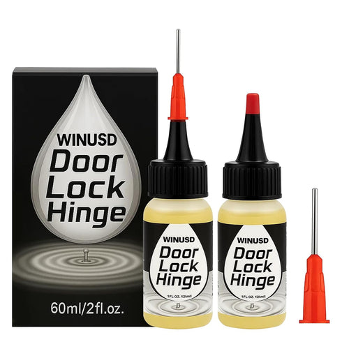 Door Hinge Lubricant Needle Oiler | 2 oz Lock Lube for Keyhole