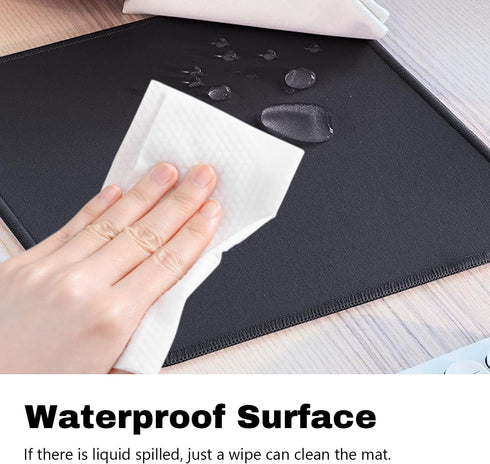 Generic Mouse Pad, Work Precision Mat, Gaming Pad, with Anti-Fray Stitching, Stitched Edges, Spill-Resistant Surface