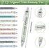 Jetec 150 Bible Verses Gift Set with 30 Christian Bookmarks and 30 Scripture Ballpoint Pens