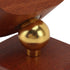 NGEWFGH Dimmable Wooden Portable Bedside Magnetic Wall Lamp Square Night Light Wall Mounted Night Light (Walnut)