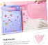 File Holder Bulk Folders, Plastic Multi Pocket Binder Organizer, Accordion File Organizer Tote for A4