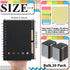 Qilery 30 Pack Lined Spiral Notebook Small Notebook and Pen Set Steno Pads Lined Notebook Black Notebook Small Pocket