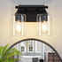 Vanity Lighting Fixtures,2-Light Bathroom Lights Over Mirror,Modern Sconces Wall Lighting with Clear