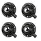 1 Inch Mini Caster Wheels, Heavy Duty Swivel Steel Ball Casters, Load