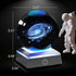 3D 3.15 inch Galaxy Crystal Ball Night Light Glass Ball Table Lamp with Color Changing Touch Base Decor Ideal Galaxy
