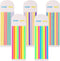 Highlighter Tape Set (1600PCS) - 10 Packs Transparent Sticky Notes, Writable Long Page Markers Tabs for Notebooks
