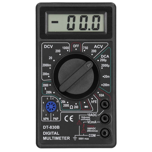 Digital Multimeter Tester, DT830B Electrical Voltmeter Ammeter, Portable Volt Multi Meter Circuit Tester