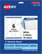 Avery Durable Waterproof Round Labels - Sure Feed Technology, Print-to-The-Edge, 3" Diameter, 30 Total, Oil and