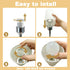 DimmableUSB 3 Bedside Lamp Touch Charging Ports Brightness Levels Adjustable Desk Lamp for Bedroom, Living Room, Home