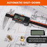 HARDELL Digital Caliper, 0-8 Inch Measuring Tool, Stainless Steel, Large LCD Screen, Waterproof Caliper for