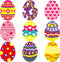 Easter Egg Cutouts for Spring Bulletin Board Classroom Decoration 45Pcs
