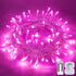 JMEXSUSS 33ft 100 LED Pink Battery Operated Lights with 8 Modes Remote,